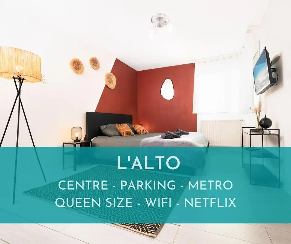 L'Alto - Toulousecozyflat - Centre- Parking - Metro Apartment