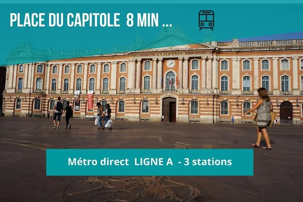L'Alto - Toulousecozyflat - Centre- Parking - Metro Apartment